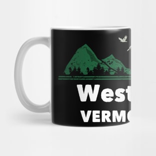 Mountain Sunset Flying Birds Outdoor Weston Vermont Mug